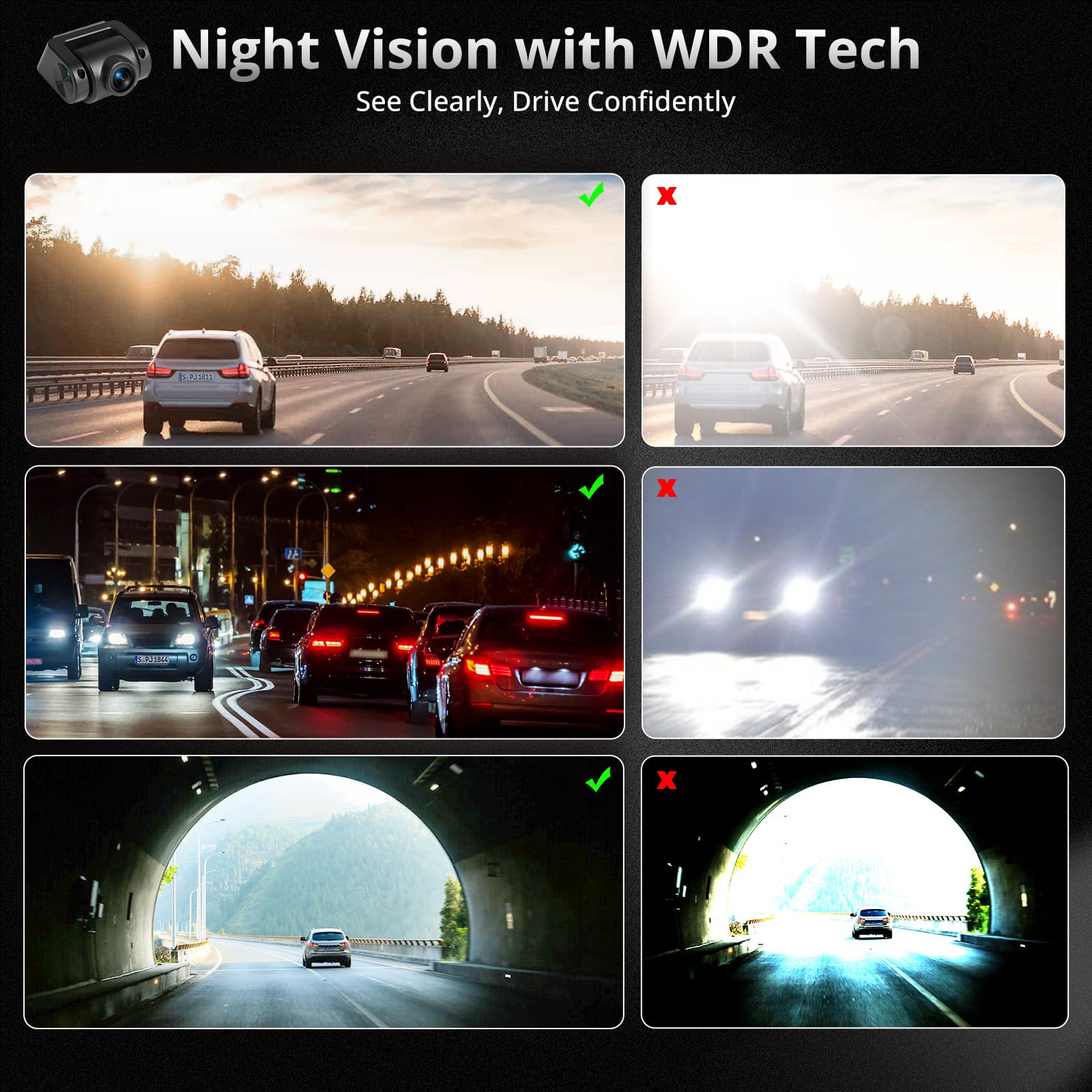 Amazon.com: ATOTO AC-FCR04W 1080P Front Camera, 150° Wide Angle